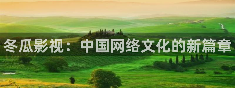 98超碰在线：冬瓜影视：中国网络文化的新篇章